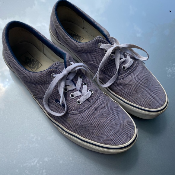 Vans - Light Blue - Glen Check Pattern - Size 12 - Picture 2 of 3